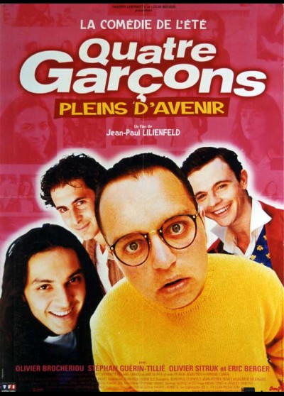 Quatre Garçons Pleins D'avenir Streaming affiche QUATRE GARCONS PLEINS D' AVENIR - CINESUD affiches cinéma