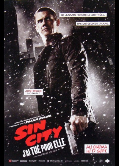 affiche du film SIN CITY J'AI TUE POUR ELLE