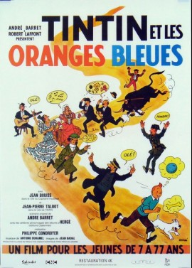 TINTIN ET LES ORANGES BLEUES movie poster