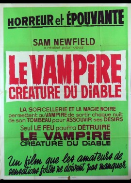 affiche du film VAMPIRE CREATURE DU DIABLE (LE)