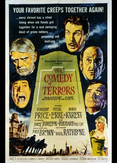 affiche du film COMEDY OF TERRORS (THE)