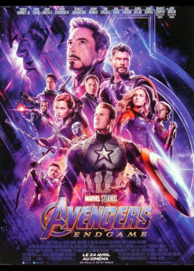 affiche du film AVENGERS ENDGAME