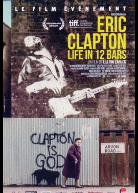 affiche du film ERIC CLAPTON LIFE IN 12 BARS