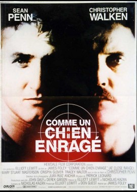 AT CLOSE RANGE movie poster