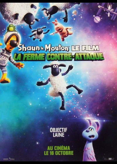 affiche du film SHAUN LE MOUTON LA FERME CONTRE ATTAQUE