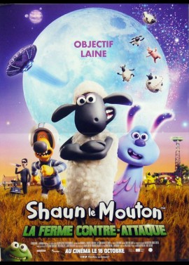 affiche du film SHAUN LE MOUTON LA FERME CONTRE ATTAQUE