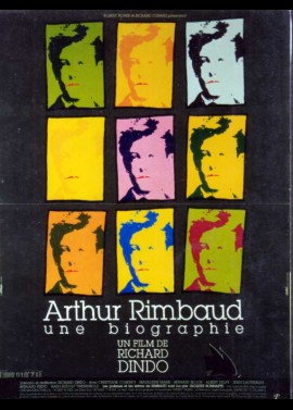 affiche du film ARTHUR RIMBAUD UNE BIOGRAPHIE