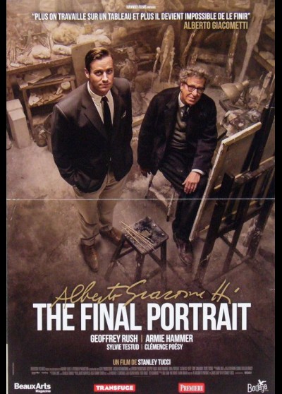 affiche du film ALBERTO GIACOMETTI THE FINAL PORTRAIT