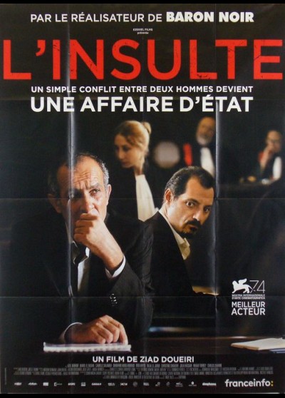 INSULTE (L') movie poster