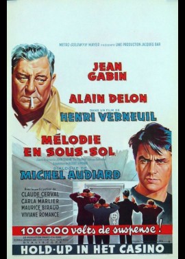 affiche du film MELODIE EN SOUS SOL