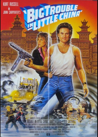 BIG TROUBLE IN LITTLE CHINA movie poster