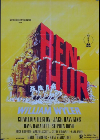 BEN HUR movie poster