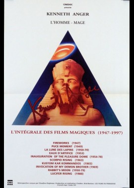 affiche du film KENNETH ANGER L'HOMME MAGE RETROSPECTIVE