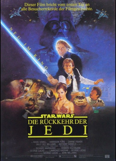 STAR WARS THE RETURN OF THE JEDI movie poster