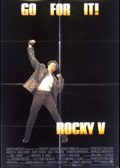 ROCKY 5 movie poster