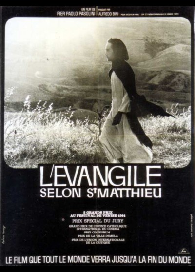 affiche du film EVANGILE SELON SAINT MATTHIEU (L')