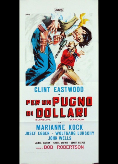 affiche du film POUR UNE POIGNEE DE DOLLARS