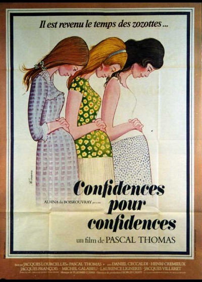 affiche du film CONFIDENCES POUR CONFIDENCES