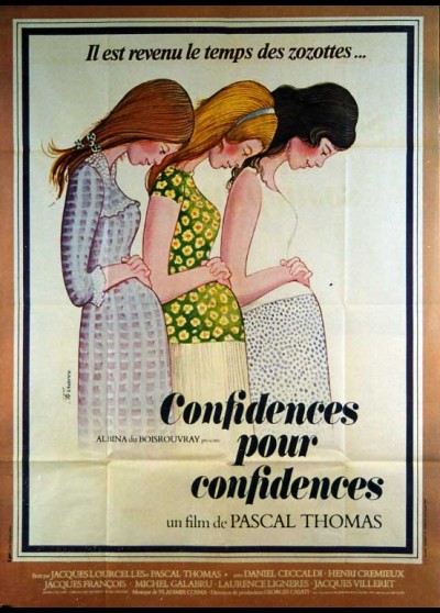 CONFIDENCES POUR CONFIDENCES movie poster