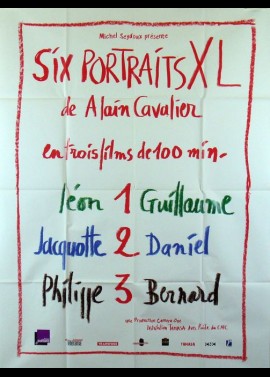 affiche du film SIX PORTRAITS XL DE ALAIN CAVALIER