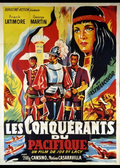 affiche du film CONQUERANTS DU PACIFIQUE (LES)