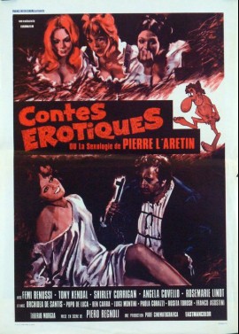 affiche du film CONTES EROTIQUES OU LA SEXOLOGIE DE PIERRE L'ARETIN