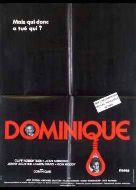 affiche du film DOMINIQUE LES YEUX DE L'EPOUVANTE