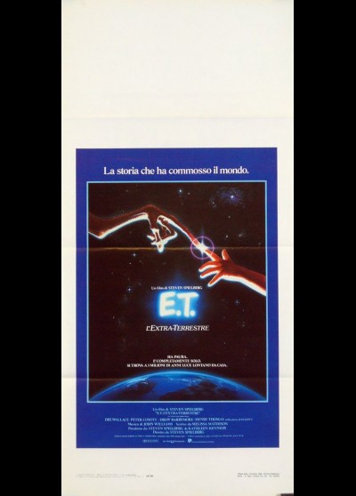 E.T THE EXTRA TERRESTRIAL movie poster