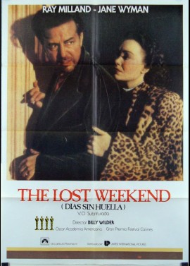 LOST WEEKEND (THE) movie poster