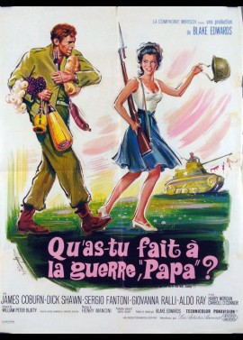 WHAT DID YOU DO IN THE WAR DADDY movie poster