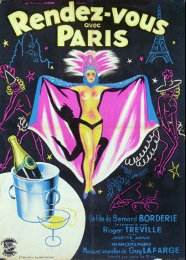 affiche du film RENDEZ VOUS AVEC PARIS