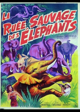 affiche du film RUEE SAUVAGE DES ELEPHANTS (LA)