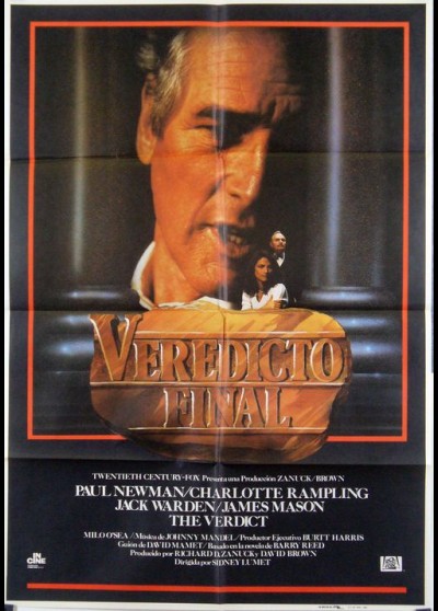 VERDICT (THE) movie poster