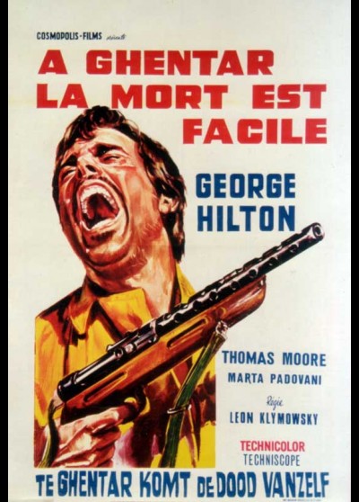 affiche du film A GHENTAR LA MORT EST FACILE