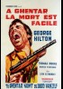 affiche du film A GHENTAR LA MORT EST FACILE