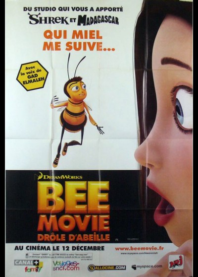 affiche du film BEE MOVIE DROLE D'ABEILLE