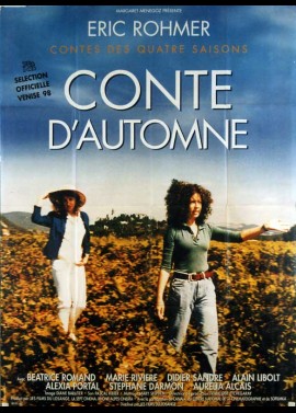 CONTE D'AUTOMNE movie poster