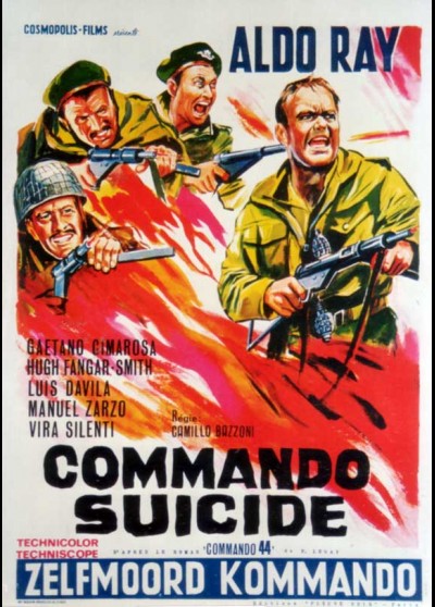 COMMANDO SUICIDA movie poster