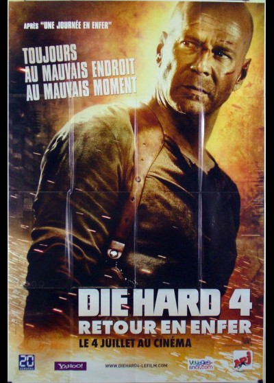 affiche du film DIE HARD 4 RETOUR EN ENFER