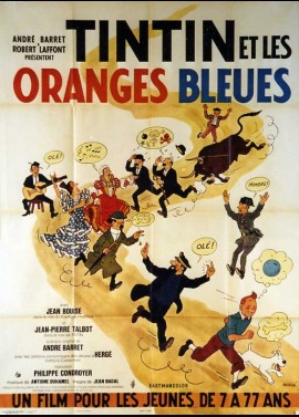TINTIN ET LES ORANGES BLEUES movie poster