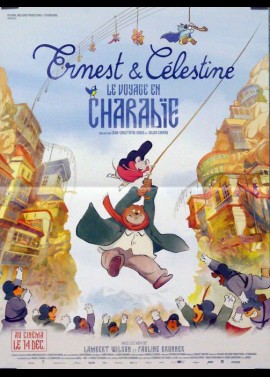 affiche du film ERNEST ET CELESTINE LE VOYAGE EN CHARABIE