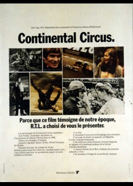 CONTINENTAL CIRCUS movie poster