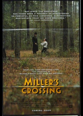 MILLER'S CROSSING movie poster