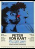 affiche du film PETER VON KANT