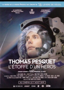 affiche du film THOMAS PESQUET L'ETOFFE D'UN HEROS