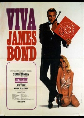 VIVA JAMES BOND GOLDFINGER movie poster