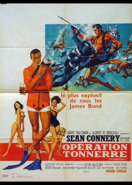 THUNDERBALL movie poster