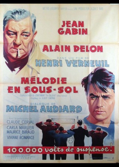 MELODIE EN SOUS SOL movie poster