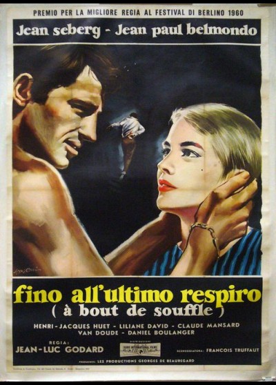 affiche du film A BOUT DE SOUFFLE