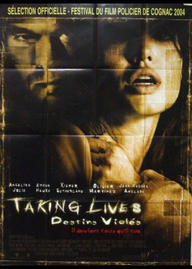 affiche du film TAKING LIVES DESTINS VIOLES